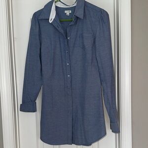 Odille long sleeve 1/2 button shirt